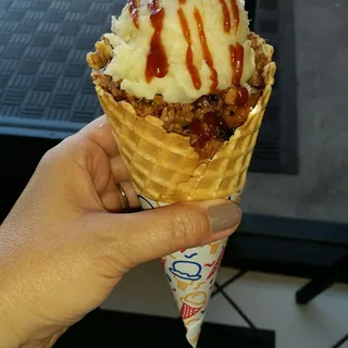 BBQ Waffle Cone