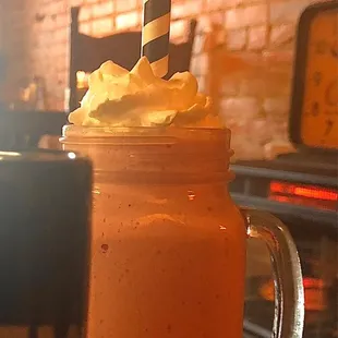 Yummy strawberry smoothie