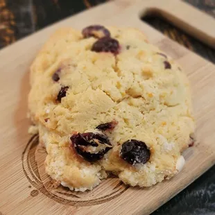 Orange cranberry scone