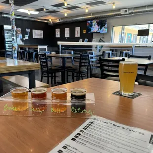 Beaker Flight &amp; a hazy pint :)