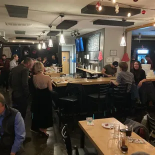 a crowded bar