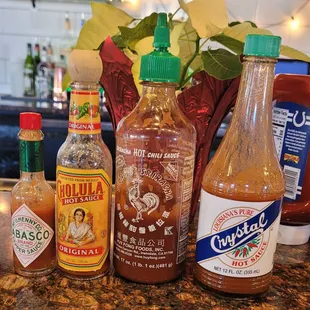 Hot sauces for tacos