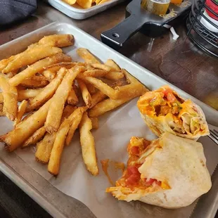 Buffalo Cauliflower Wrap