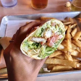 Avocado Chicken Wrap