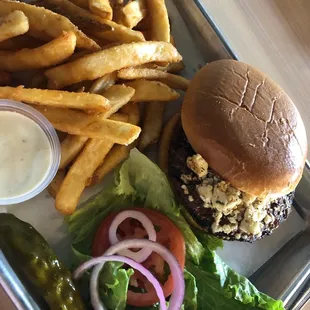 Black and Blue Burger