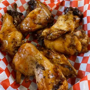 Bourbon wings
