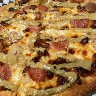 Oktoberfest pizza