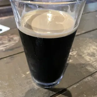 Marshmallow chocolate beer