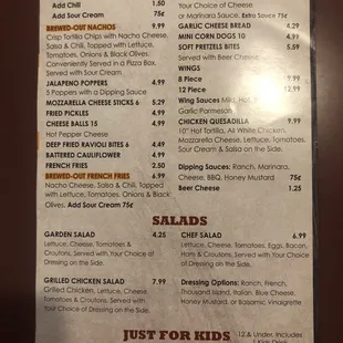 Menu page 3