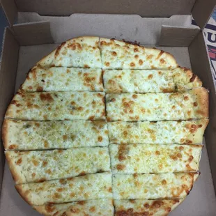 Garlic Cheese Bread now available in all sizes
