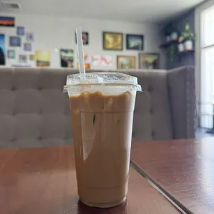 Almond Milk Dirty Chia Latte