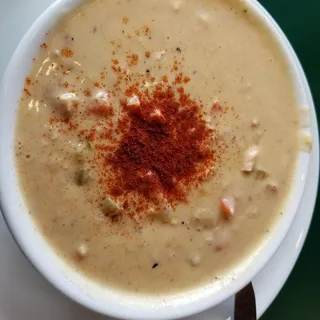 Blackened Salmon Chowder Friday and Saturday