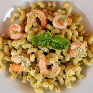 Shrimp Pesto Cavatappi