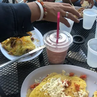 Tomato Feta Omelette