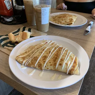 Ham, Egg and Cheese Crepe
