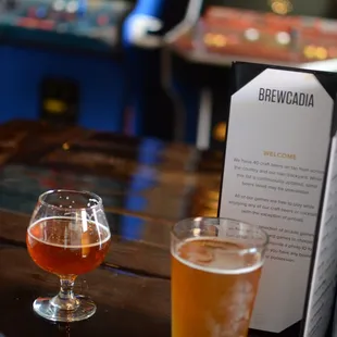 Brewcadia draft beer list