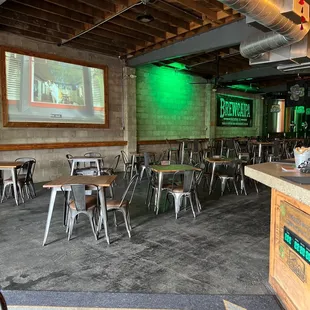 Inside opening time big space