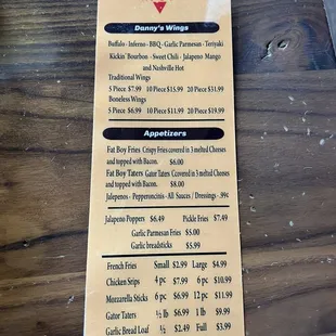 Food from a vendor menu