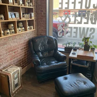 Comfy chair for sipping your coffee