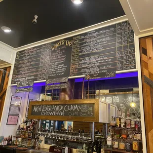 The current beer list