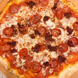 Spicy Meat Pizza