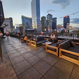 Rooftop lounge