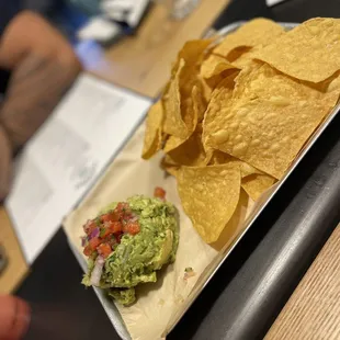 Guac and chips