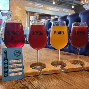 Sour flight and great conversation to start out our experience.