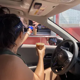 Iced Caramel Macchiato and Iced Dirty Chai (best iced dirty chai I've ever had!) -- both rate these 10/10