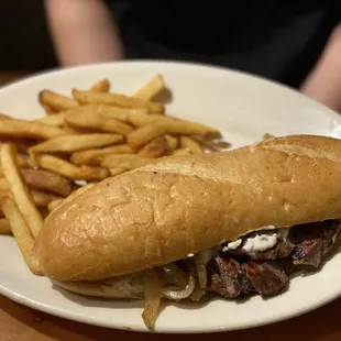 NY steak sandwich