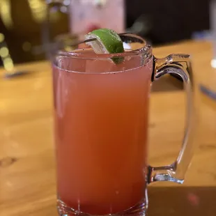 Raspberry/strawberry lemonade
