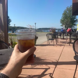 A lovely view on a beautiful day. Brewers Two is a lovely way to start your morning.