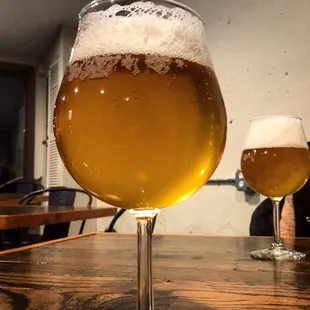 Saison. Nice glassware.