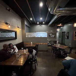 a man and a woman sitting at a table