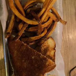 Kid Grilled Cheese Cheddar Sandwich