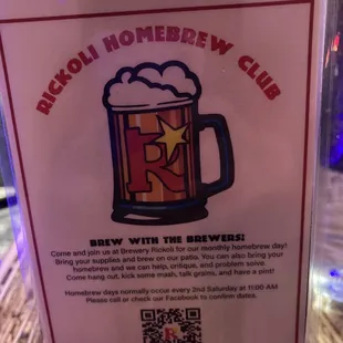 a sign with a beer in it