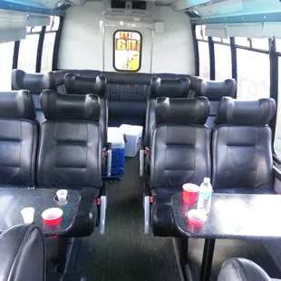 Nice comfy seats for drinking