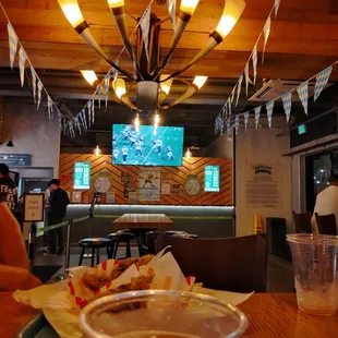 This is just one of the many sitting areas to drink and eat! Gotta stop here to order