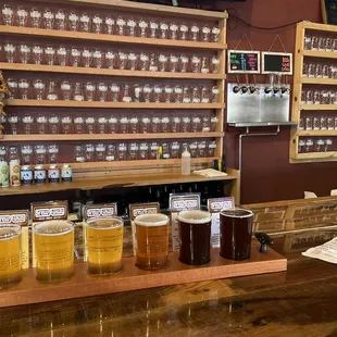 Flight in Taproom.  Very reasonable for 6 samples.