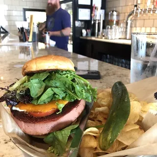 Fried Bologna Sandwich