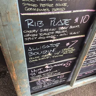 ALLIGATOR! It was like a falafel almost! So good!