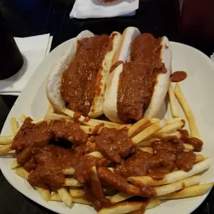 Coney meal with chili on the fries.
