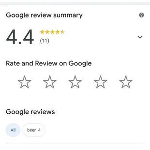 Even on Google reviews the owner said they are a catering service