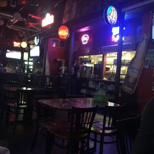 Inside the restaurant