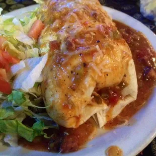 Cajun burrito.
