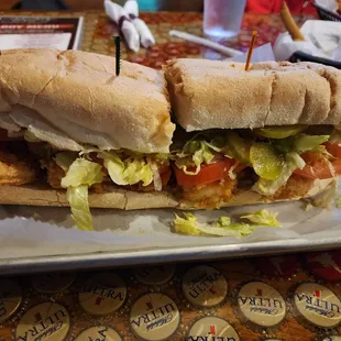 Shrimp po' boy... divine!!