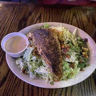 Grilled Fish Salad*