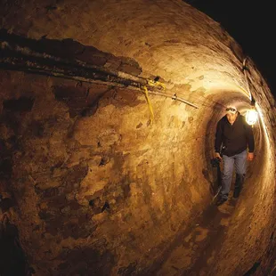 Historic Schmidt Brewery Lagering Tunnel