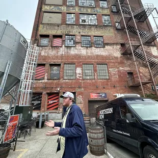Learning about the history of Northern Row's building
