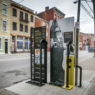 Signage along the Brewing Heritage Trail tells stories of Cincinnati's beer soaked past.